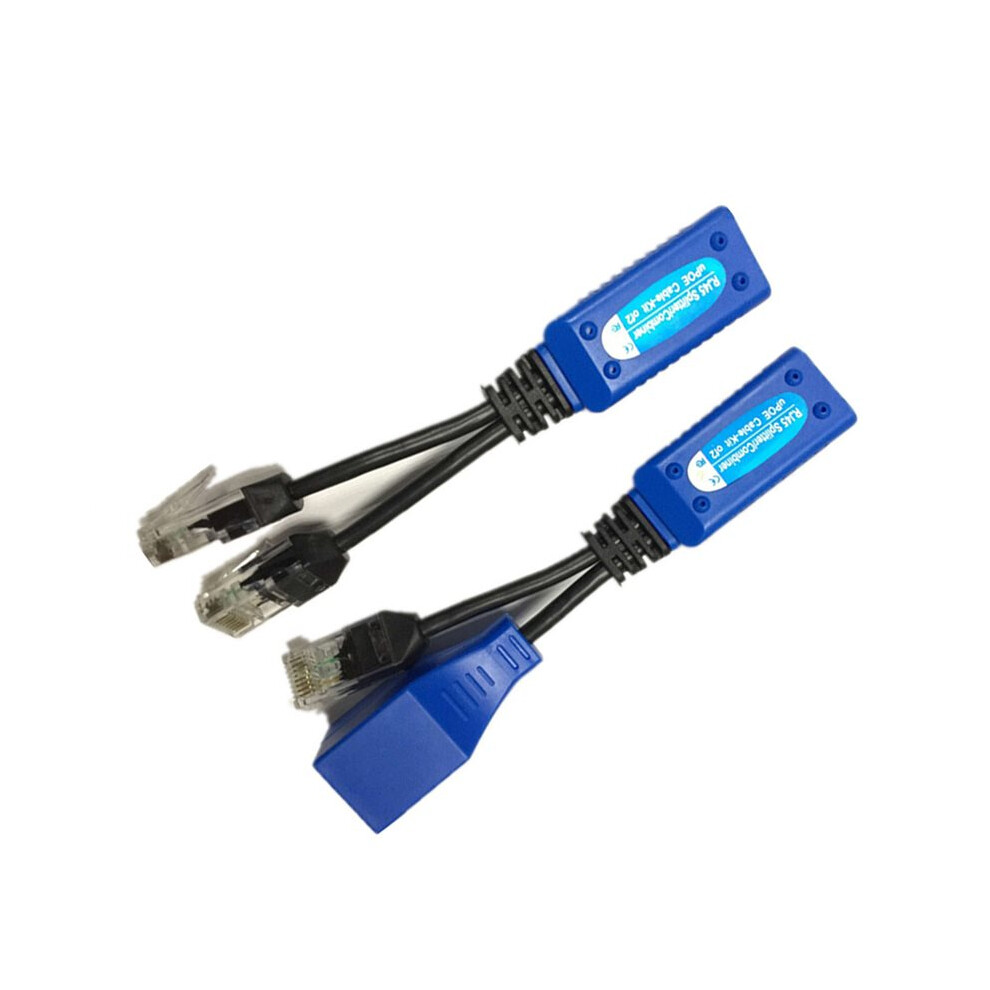 1Pair Rj45 Splitter Combiner Upoe Cable Kit Poe Adapter Cable Connectors Passive Power Cable 6033893392376