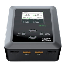 Dual RC Lipo Battery Charger - Fast Charging for 1s-6s Batteries, AC 300W / 700W 16A
