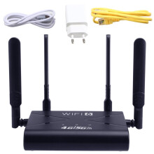 WiFi6 LTE-WLAN-Router 300 Mbit/S High-Speed 4G/5G CPE LTE-Router mit SIM-Kartensteckplatz, 4 Antennen für Smartphone und Laptop, EU-Stecker
