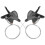 Professional Shifter Trigger Set For Seamless Control, Optical Gear Display Offering Clear Gear Position Visibility, Optimized For Mtb And Folding 1