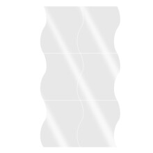 Multiple Uses Decorative 3D Mirror Art, Self-Adhesive Acrylic Tiles for Wall-Mounted Frameless Mirrors, Perfect for Living Room Bathroom DIY