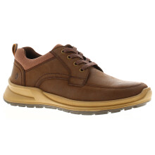 (Brown, 9 (Adults')) Hush Puppies Mens Shoes Casual Adam Leather brown UK Size