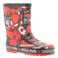 Spiderman Younger Childrens Wellies Roadboy black UK Size