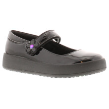 (Black, 11 (Children's)) Buckle My Shoe Girls Shoes School Younger Girls Chunk black UK Size