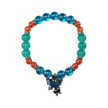 Zirconia Butterfly Pendant Bracelet for Women Girls Trendy-Blue