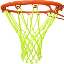 Basketball Net Replacements, Bright Lime Green Visibility High-quality Coarse Nylon Fiber Glowing Basketball Net Night Light Solar Powered for Residen