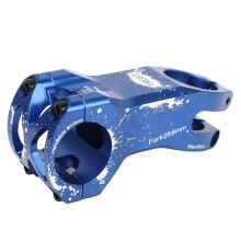 Mountainbike stuurpen voor 31,8 mm stuur, lichtgewicht aluminiumlegering, zeer sterk, verstelbare stuurpen, duurzaam en niet snel beschadigd.