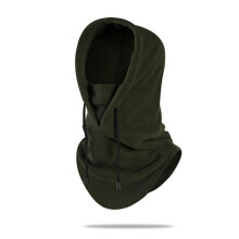 Pasamontañas térmico cortavientos para clima frío, cubierta facial completa, capucha de forro polar grueso, máscara de esquí, ajustable, talla