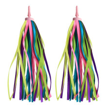 Bike Tassels Ribbons for Kids, Vibrant Handlebar Streamers with Durable Material to Sparkle in the Sun