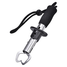 Compact Fishing Lip Gripper, Aluminum Alloy & EVA Non Slip Handle for Easy One-Handed Operation, High Density EVA Grip Ensures Secure Hold