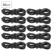 Cordon élastique à bonne résistance à la traction, corde en silicone multifonctionnelle pour le kayak, la randonnée et les voyages ; sa large