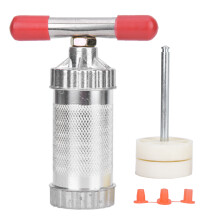 Aluminium Alloy Bait Shaper Mechanical Molding Tool Portable Bait Maker for Freshwater Fishing Explosion Hook Baits Ergonomic Design Multi-functional