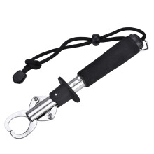 Fishing Gripper Tool, Corrosion Resistant Fish Holder Heavy Duty Fishing Lip Grip With Quick Release Mechanism And Built In Scale For Saltwater Freshw