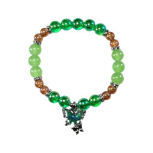 Chaîne à main avec pendentif papillon pour femmes, Bracelet-Vert