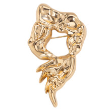 Sophisticated Alloy Brooch Jewelry With-01 Golden Brooch
