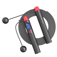 Jump Rope with Counter Patented 2In 1 Design for Stability Versatile Cordless Mode Fast Smooth Rotation for Women Men Children