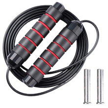 Jump Rope For Women Men Kids, Professional Exercise Jump Rope With Comfortable Foam Handles And Smooth Rotation, Portable And Tangle-Free, Adjustable