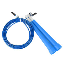 Steel Jumping Rope For Fitness Steel Wire Exercise Rope Adjustable Length With TPU Surface High Elasticity And Wear Resistance Ball Bearing System Smo