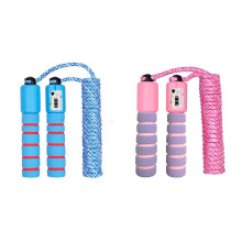 Workout Jump Rope for Kids Fitness, Durable Tangle-free 7ft Adjustable Skipping Rope, Non-Slip Foam Handles, Portable, for Boys, Girls, Children's Out