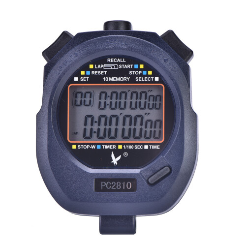 Multi-Function Electronic Digital Stopwatch, Large Display Waterproof Structure for Split Timing and Countdown Timer, Ideal for Sports and Outdoor Act