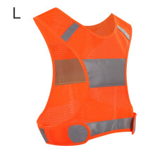 Reflektierende Sicherheitsweste zum Laufen und Spazierengehen, gut sichtbare Outdoor-Ausrüstung mit Tasche, atmungsaktive, leichte Laufweste für