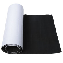 Adhesive Foam Padding for DIY Projects, Closed Cell Foam Sheet with Strong Adhesive Backing, Non-Toxic Anti-Shock EVA Rubber Mat, Faux Teak Design Sou