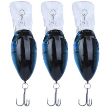 Crankbait Bass Fishing Lure, Enticing Action Jointed Construction, Realistic Profile Sharp Fish Hook for Outdoor Lifestyle