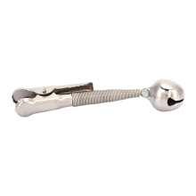 Fishing Rod Alarm Bell Stainless Steel Double Bells Anti Rust High Quality Metal Fishing Alert Tool Clip On For Outdoor Fishing