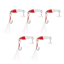 Señuelo metálico delgado tipo minnow, jigs de pesca para agua salada con ojos de simulación 3D realistas y papel láser japonés envuelto, apto
