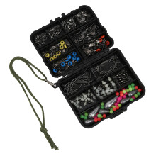 Fishing Accessories Set With Hooks And Swivels Dual Water Compatibility Simple Operation Night Luminous Fishing Beads Great Organizer In Durable