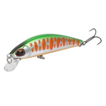 Aquatic Artistry: Gilded Vairon Fishing Lure, Holographic Foil Adorned Fishing Bait for Fresh And Saltwater Adventures