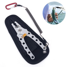 Fishing Pliers Tungsten Carbide Cutters Heavy Duty Structure Corrosion Resistance Aircraft Grade Aluminum Spring Loaded Structure For Saltwater Freshw