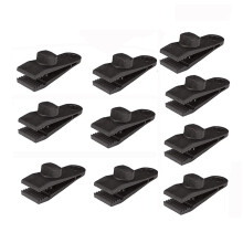 Outdoor-Unterstand-Lösung, zuverlässige Gator-Klemmen mit Rändelschraubenverstellung, 10 Stück hochfeste PA-Material-Zeltclips mit