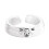 Cats and Dog Open Ring Trendy Stackable Jewelry for Students and 1