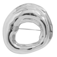 Accessoire d'épinglette de broche en alliage-03 Broche K blanche