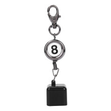 Portagesso retrattile per biliardo, contenitore portatile per gesso da snooker di dimensioni standard, design galvanizzato raffinato, struttura in