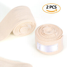Fist Protector Wraps Cotton Material Elastic Hand Wraps For Boxing Sport Hook And Loop Design Breathable Material Wrist Support Fast Drying Feature Ve
