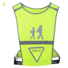 High Visibility Reflective Vest For Night Use, Comfortable Waist Fit Adjustable Running Safety Gear Fluorescent Yellow