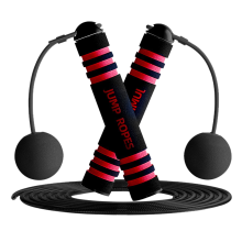 Jump Rope For Kids And Adults, Tangle Free Skipping Rope, Comfortable Padded Grips, Weighted Handles, Adjustable Length, High-Quality Anti-Winding Exe