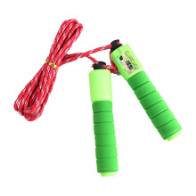 Jump Rope, Ideal Device For Overall Fitness, Equipped With Counter Function For Counting Jumps, Adjustable Length Soft Beaded Rope, Foam Handle For Co