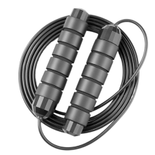 Home Gym Equipment, Adjustable Length Skipping Rope, Tangle-Free Rapid Speed Jump Rope, Anti-Slip Soft Handles for Fitness Exercise, Portable Lightwei