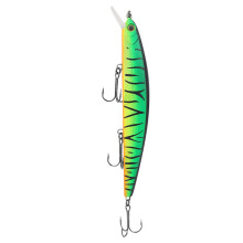 Kit de señuelos, Minnow suspendido perfectamente equilibrado, ideal para lubina y lucioperca, anzuelos triples afilados como navajas, rendimiento