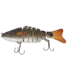 Multi Jointed Fishing Lures, Ultra Realistic Design Premium Material Coating High Quality Abs Material, Ensuring Your Lure Is Both Strong And Durable