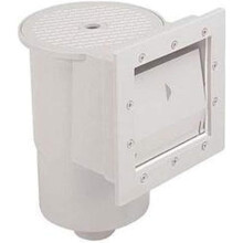 Kit de skimmer para piscinas acima do solo, design de boca larga e garganta curta, cesto grande com trava, construção durável em ABS, para águas