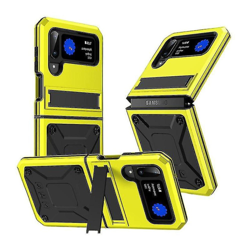 Protective Case For Samsung Galaxy Z Flip 4, Shockproof Dustproof Invisible Kickstand With Armor Design Rugged Protection, Military Grade Drop 9340959473540