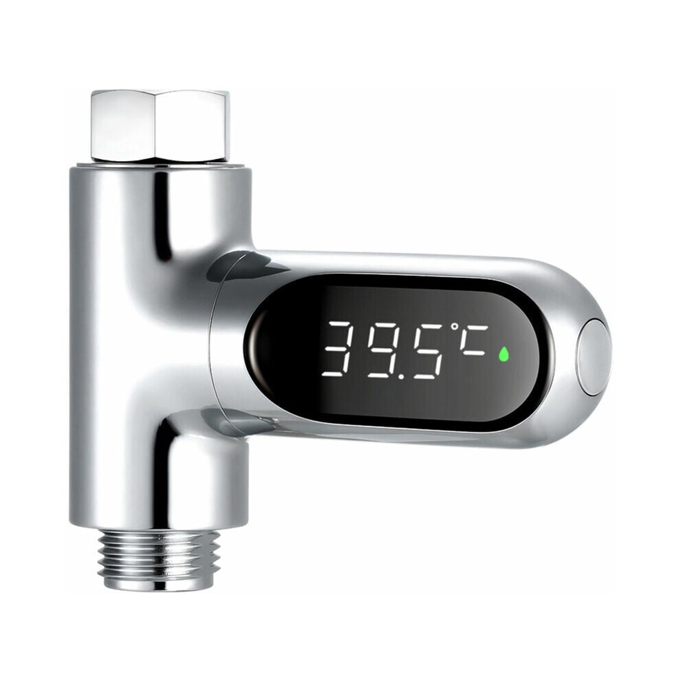 Shower Thermometer Digital Led Display Instant-Read Thermometers For Bath Water Temperature Monitoring With 360 Rotating Screen And Celsius