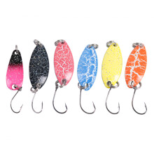 Fishing Spoons, High Quality Metal Baits with Anti-Corrosion Finish, Functional Design Fishing Lures for Freshwater and Saltwater Use, Erratic Motion