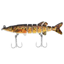 Bionic Fishing Lure, Realistic Bass Fishing Attraction With Multi Jointed Body Design For Wide Range Of Fishing Species