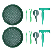 Gardening Set, Multipurpose Gardening Tool Ideal For Plant Transplanting, Soil Aerating And Excavation, Seed Flow Control