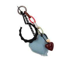 Modieus denim-accessoire van gewassen stof voor tassen en-2